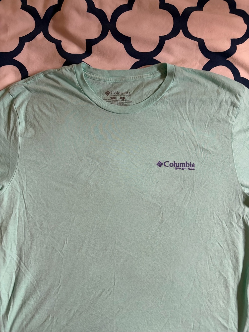 Columbia PFG Men’s Mint Green Short Sleeve Tee